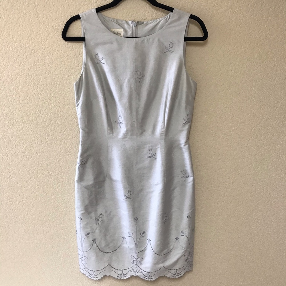 NEIMAN MARCUS 100% Silk Sheath Dress * SZ 6